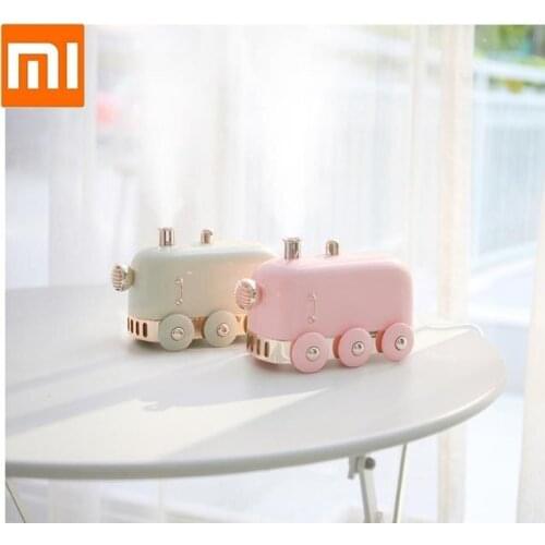 Xiaomi New Air Humidifier Mini Train Ultrasonic Humidifier Essential Oil Mist Maker USB charging for home Office Car