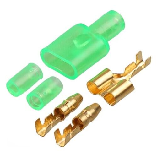2000 Sets 2Male 1Female Mating Pin Bullet Connector Splice Terminal For Elcetric Socket Crimp Loose Auto Wire With Sheath