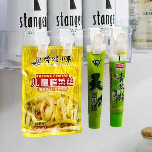 4PCS Food Sealing Snack Clip Kitchen Powerful Multifunctional Household Socks Memo Clips