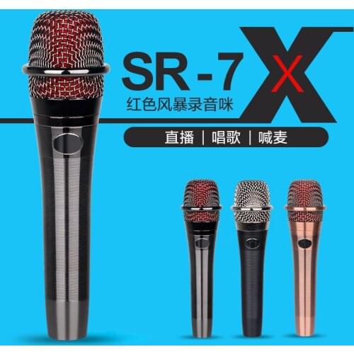 Wireless Microphone Loudspeaker Handheld Microphone For Recording Karaoke Voice Performance Conference Speaker