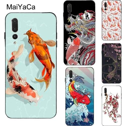 MaiYaCa Japanese Koi Fish Case For Huawei Honor 10i 9 10 Lite 20 Pro 7A Pro 7C 8A 8C 8S 8X 9X Y7 Y9 Y6 2019 Nova 5T