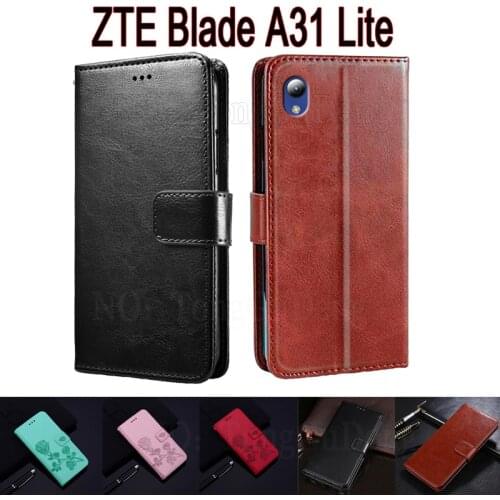 Funda Cover For ZTE Blade A31 Lite Case Flip Wallet Stand Leather Book On ZTE A31 LIte Case Magnetic Card Phone Hoesje Etui Bag