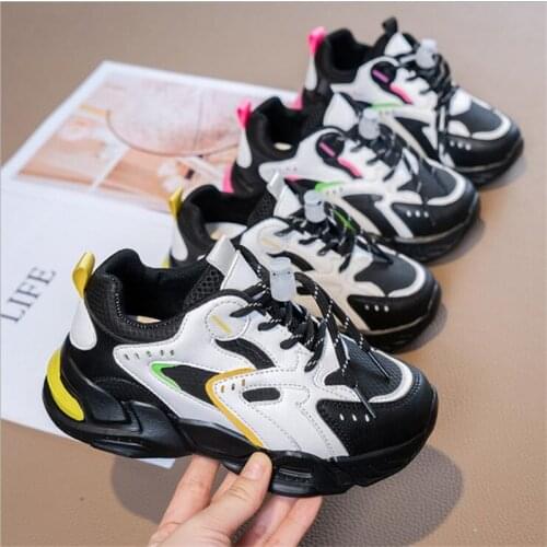 Kids Sneakers 2021 Spring Baby Boys Girls Fashion Children Breathable Soft Babys Shoes Casual Running Tennis Shoes Light Shoes