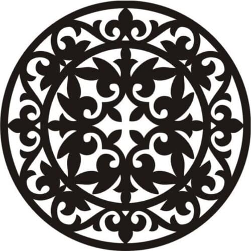 HLO 2021 Round Wall Decor Ethnic Patterns Black Wooden Design Safe Shopping Fair Price Home Decoration Trend Quality Material