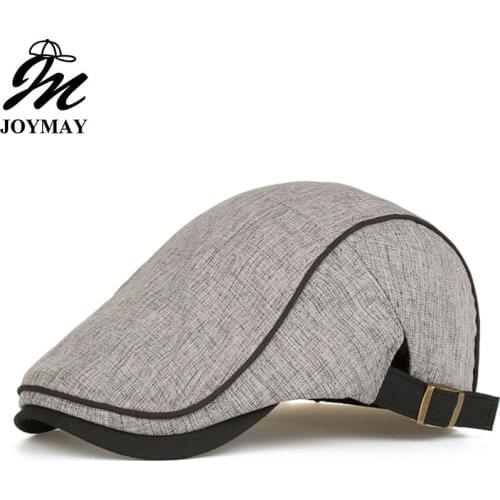 JOYMAY 2018 New Arrival Spring Summer Berets Caps High quality Unisex Casual Peaked Caps Newsboy Hats Casquette Cap Y040