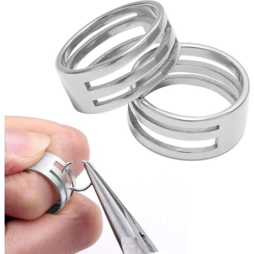 Stainless Steel Jump Ring Opening and Closing Finger Jewelry Tool For jump rings Opening and Closing DIY Jewelry Making
