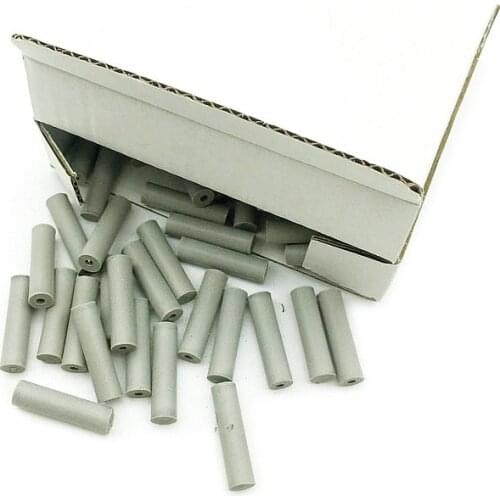 100pcs/box Rubber Points Polishing Pillar Wheels For Dental Jewelry Rotary Grey Polisher for Teeth Whitening