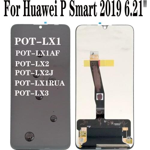 Original For Huawei P Smart 2019 POT-LX1 LX2 LX3 AL00 LCD Display Touch Screen