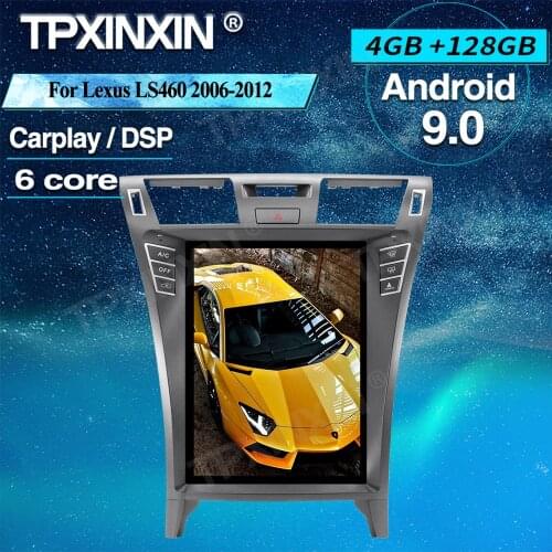 PX6 For Lexus LS460 2006-2012 Android 9 Car GPS Navigation Stereo Headunit Multimedia Player Auto Radio Tape recorder