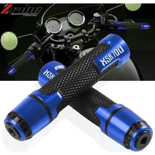 22mm Motorcycle knobs Anti-Skid scooter Handle ends Grips Bar Hand Handlebar For YAMAHA XSR700 XSR 700 2014 2015 2016 2017 2018