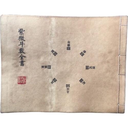 Chinese Line Binding Old Books Of Eight Diagrams