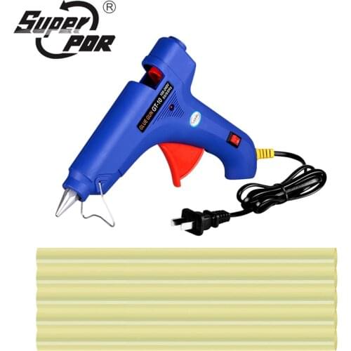 Super PDR Tools US Plug Hot Melt Glue Gun + 5 Pcs Yellow Hot Melt Glue Sticks Pistolet A Colle Paintless Dent Repair Tools Kits