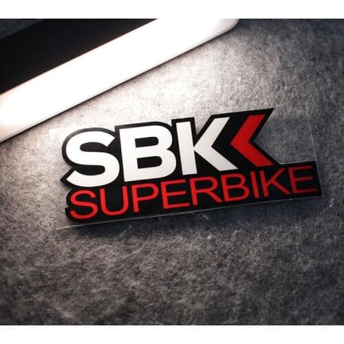 SUPER BIKE SBK Car Styling Vinyl Auto Motorcorss Helmet Stickers Decorate Accessories Decal