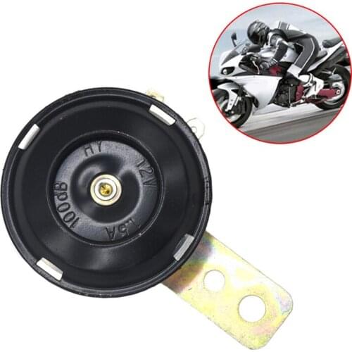 12V Waterproof Round Loud 105dB Universal Motorcycle Car Electric Bike ATVs Horn IN