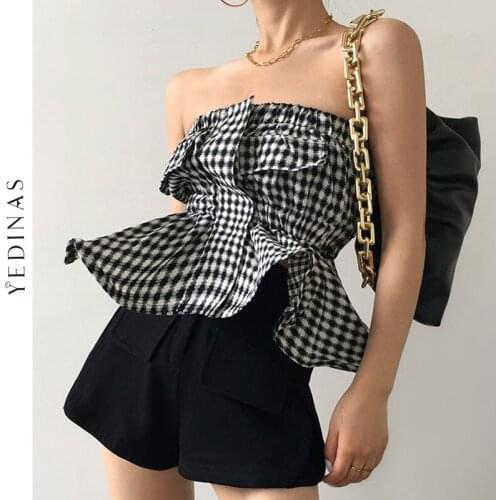 Блузки без рукавов Yedinas China At AliExpress