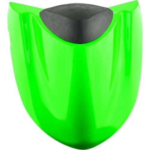 Green Motorcycle Rear Tail Pillion Passenger Hard Seat Cover Cowl Fairing Seat for Kawasaki Ninja ZX-10R ZX10R 2004 2005 04 05