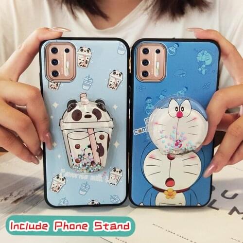 For Woman Waterproof Phone Case For MOTO G9 Plus For Girls Cartoon Original TPU Shockproof