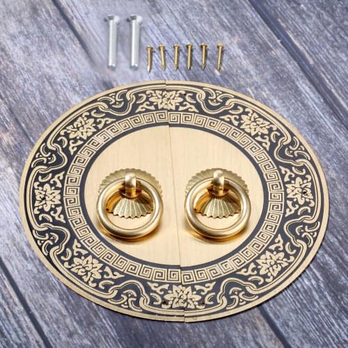 11/14cm Vintage Antique Brass Cabinet Handles Chinese Style Furniture Handle Drawer Knobs Wardrobe Door Pulls Furniture Hardware