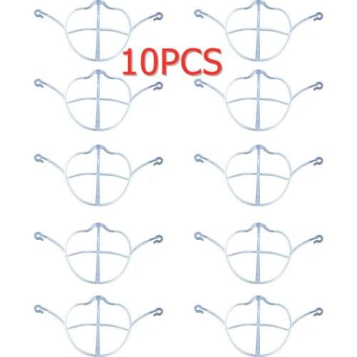 5/10PC 3D Mask Bracket Inner Mouth Mask Bracket Support Breathing Assist Help Mask Inner Cushion PE Mask Holder Breathable Valv