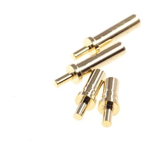 5 pcs Pogo Pin Female Contact Pad 3 3.5 4 4.5 5 5.5 6 mm Height Through Holes PCB Target Header Flange Mate Spring Load Pogo Pin