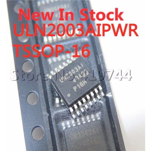 5PCS/LOT ULN2003AIPWR ULN2003 ULN2003AIPW UN2003AI SMD TSSOP-16 Darlington crystal In Stock new original