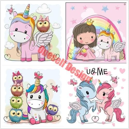 Kid gift diamond embroidery full square 5d diamond painting full 5d diamond mosaic sale rhinestone pictures diamond art kit