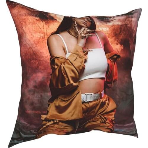 Beautiful Eva Queens Pillowcase Printing Polyester Cushion Cover Decorations Pillow Case Cover Home Zipper 45X45cm