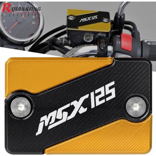 Motorcycle Front Brake Fluid Rerservoir Cover High Quality Master Cylinder Cap FOR HONDA MSX 125 Grom SF ADV150 2018 2019 2020