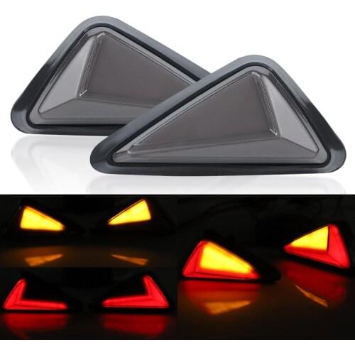 Motorcycle LED Turning Signals Light Triangle Flush Mount intermitentes moto Turn Signal Indicator Blinker Flashing Lights 12V