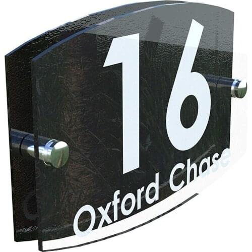 House number Modern Perspex Steel Aluminium Perspex Acrylic House Number Wall Plaque Sign Door sign