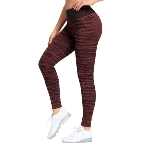 NORMOV Women Leggings Fitness Pint High Waist Push Up Jeggings Solid Skinny Workout Ankle Length Female Leggings