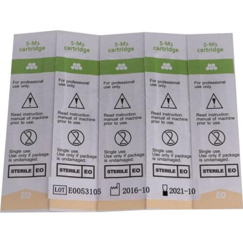 10piece lot M1 Disposable Sterilized Tattoo Permanent Makeup Pen Machine Needles Tips Supply for Eyebrow lip Single Package