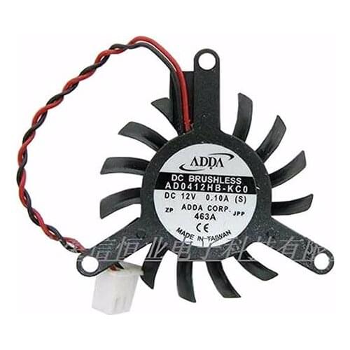 ADDA AD0412HB-KC0 DC 12V 0.10A 2-wire Server Frameless Cooling Fan