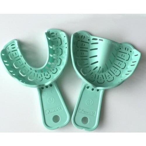 Wholesale Disposable Dental Implant Impression Tray Plastic Teeth Holder Dental Materials Supply For Oral Tool