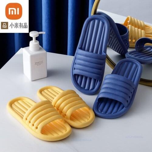 New XiaoMi Mijia Slippers EVA Soft Bottom Comfortable Non-slip Wear-resistant Shock Absorption Summer Sandals Home Bathroom