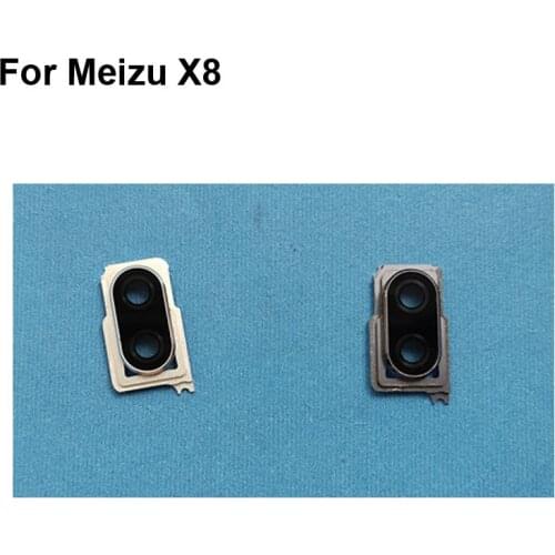 For Meizu X8 X 8 Rear Back Camera Glass Lens +Camera Cover Circle Housing Parts for meizu X8 test good M852Q