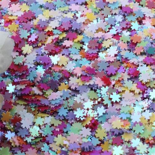 10g Pink Sakura Glitter Sequins Confetti DIY Craft Stuff 5mm Sweet Blue Cherry Blossom UV Resin Decor Jewelry Filling Paillettes