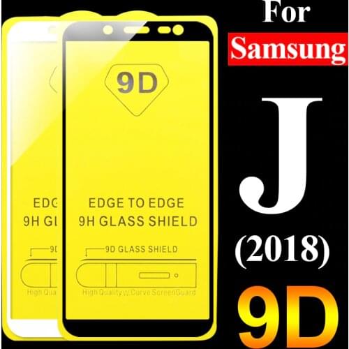 2pcs 9d Glass On The for Samsung J2 J5 J7 Prime Galaxy J4 J6 J8 J2Pro 2018 screenprotector j 2 4 5 6 7 8 glas tremp full cover