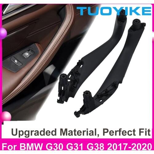 Car Front Rear Left Right Inner Interior Door Pull Handle G30 G31 G38 Armrest Trim Cover Panel For BMW NEW 5-series 525 528 530