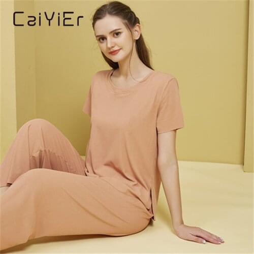 Женские пижамы с брюками Caiyier China At AliExpress