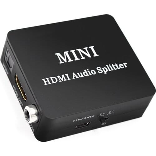 HDMI to HDMI SPDIF,COAXIAL,EARPHONE , 2CH/5.1CH ,Audio Extractor Converter Audio Splitter with usb cable