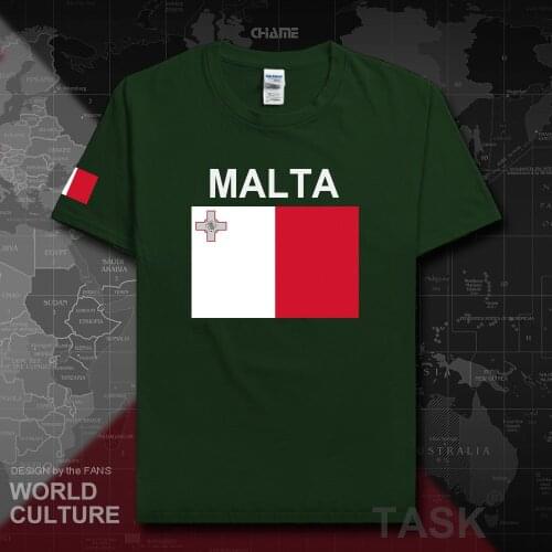 Republic of Malta Maltese MLT mens t shirt 2018 jerseys hip hop nation cotton t-shirt fitness brand country flag clothes tees 02