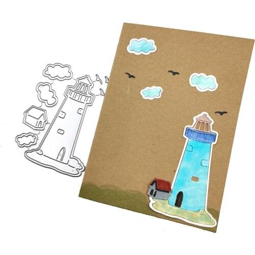 Julyarts Lighthouse Metal Cutting Dies Scrapbooking Dies Metal 2019 Mandala Stencils Photo Album Card Making Crafts Dies Cut