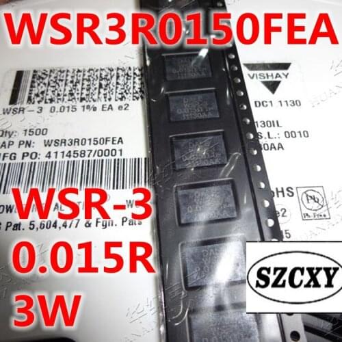 100% NEW 10PCS WSR3R0150FEA 4527 DALE WSR-3 0.015R 15MR 1% 3W
