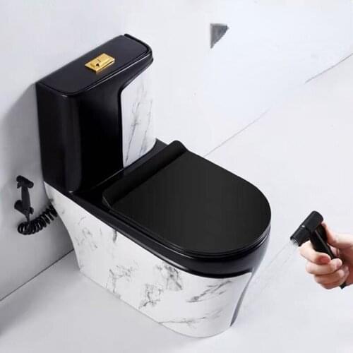 New Chinese style black water saving super cyclone siphon toilet ceramic toilet