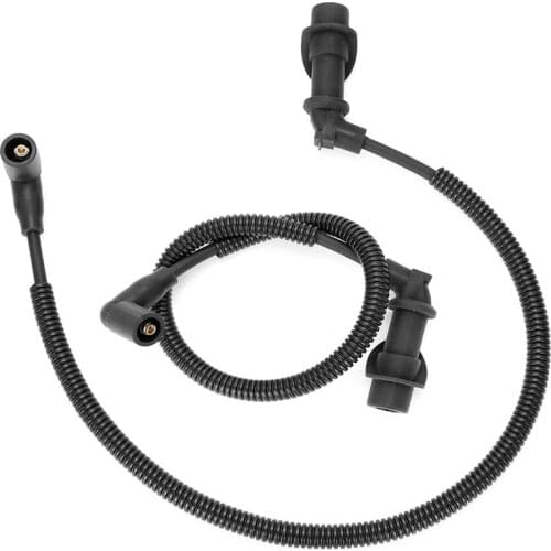 OEM # 4012439 4011364 4011365 4011060 Ignition Coil Spark Plug Cap & Wire Set for Polaris Sportsman Ranger Crew 700 800 RZR