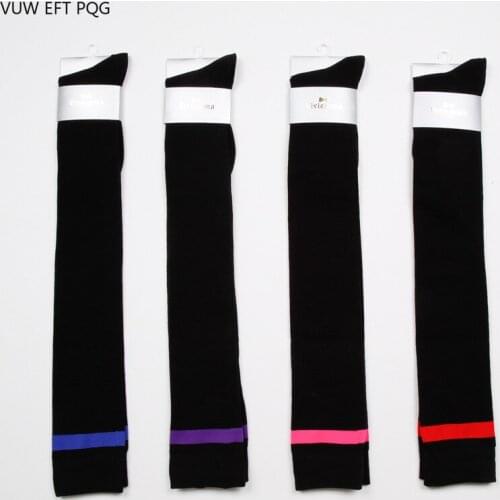 Autumn and winter over the knee socks female silicone non-slip Japanese long socks striped solid color wild high socks