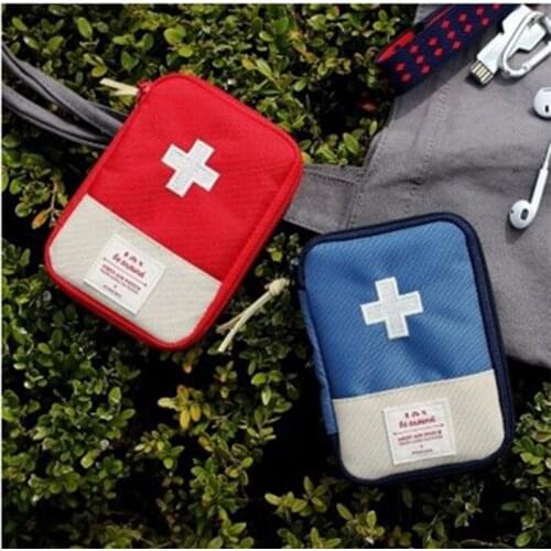 Travel home portable first aid kit, portable small medicine bag, small storage bag, medical first aid kit, emergency kit