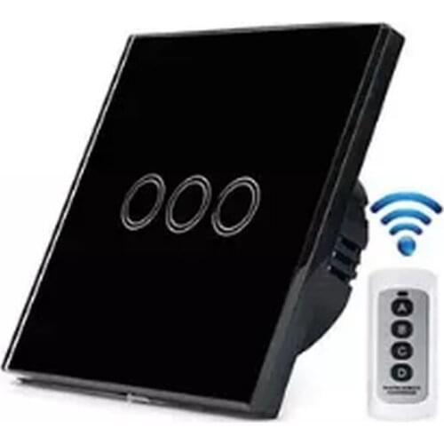 Professional RF433 WIFI Glass Panel Touch Screen Tempered Glass Remote Control Wall Switch Touch Switch Smart Switches 60Hz