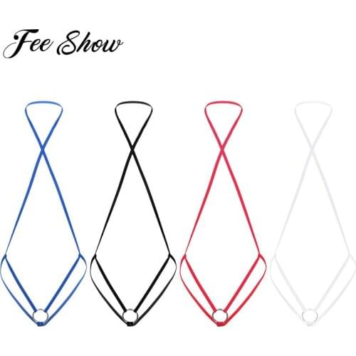 Sexy Men One Piece Lingerie Thong Leotard Bodysuit High Cut Teddy Underwear Halter neck Slingshot G-string Thong Underwear